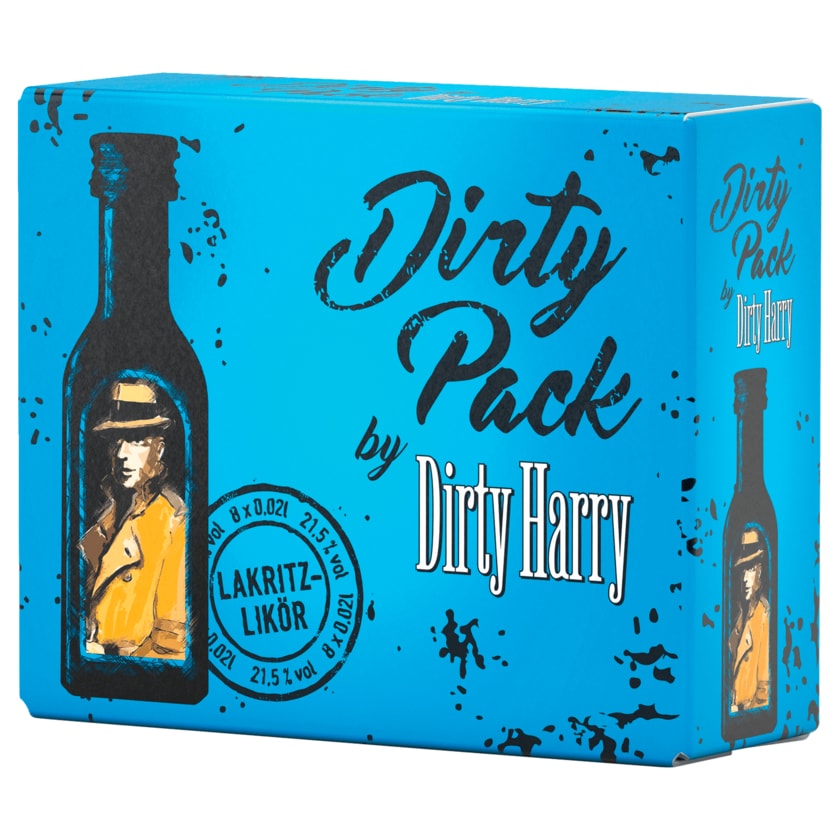 Dirty Pack by Dirty Harry Lakritz-Likör 8x0,02l